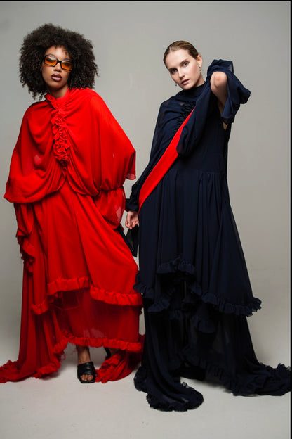 THE UNKNOWN RED DRESS