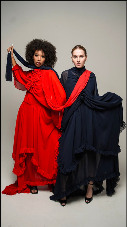 THE UNKNOWN RED DRESS