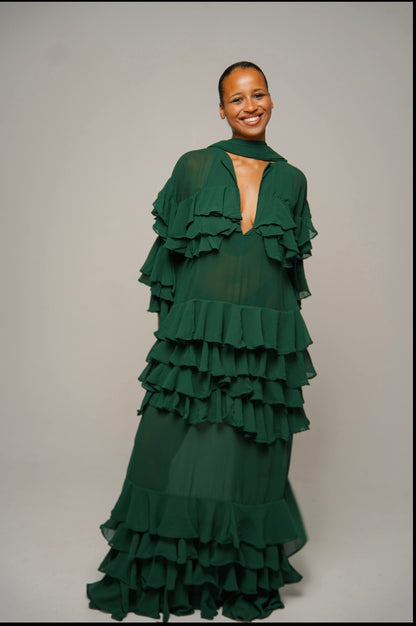 THE CONFIDENT GREEN DRESS
