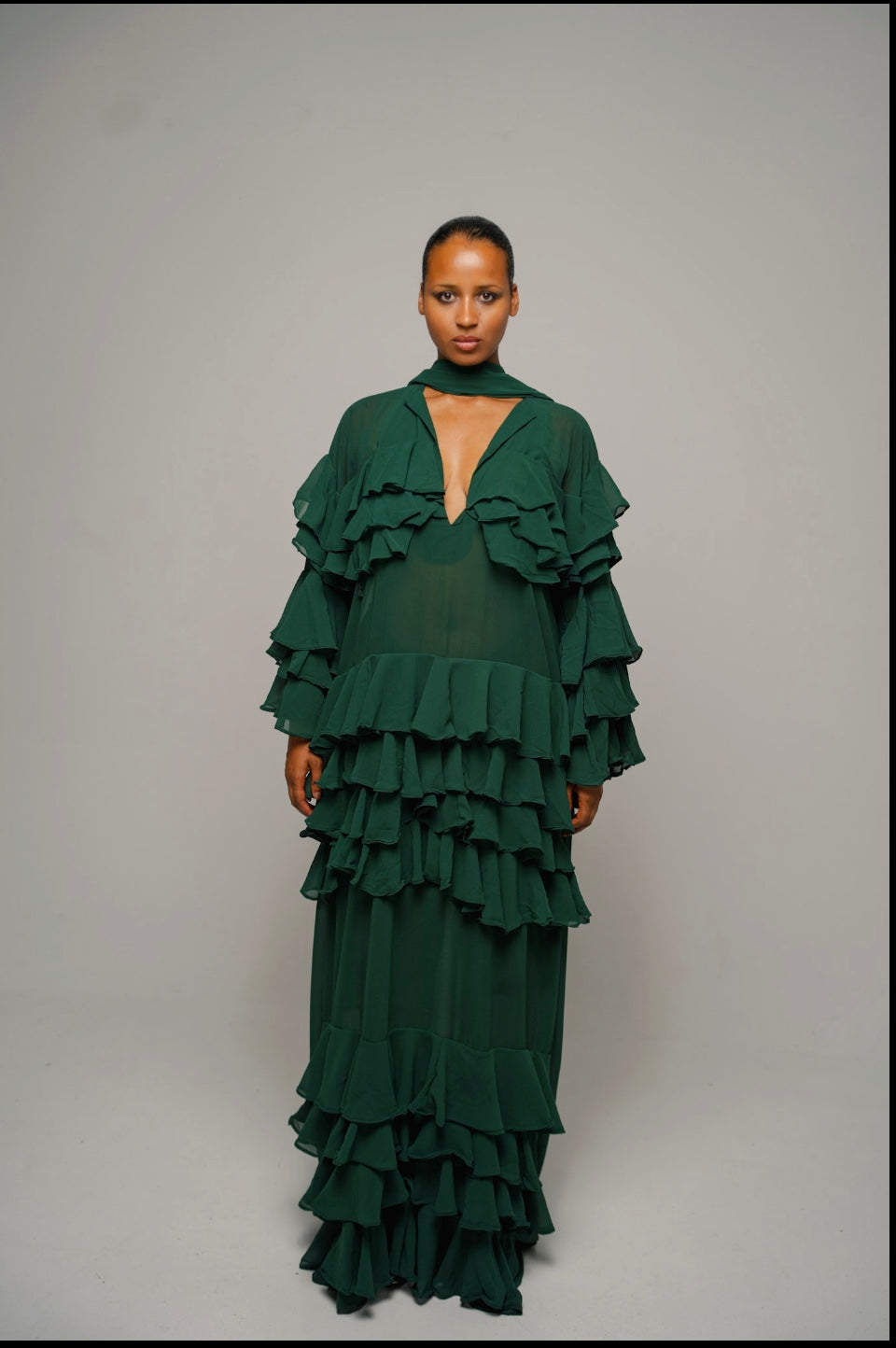 THE CONFIDENT GREEN DRESS