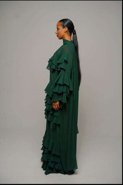 THE CONFIDENT GREEN DRESS