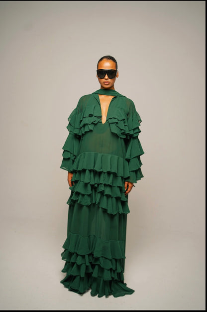 THE CONFIDENT GREEN DRESS