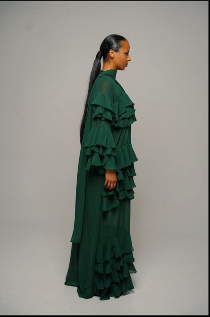 THE CONFIDENT GREEN DRESS